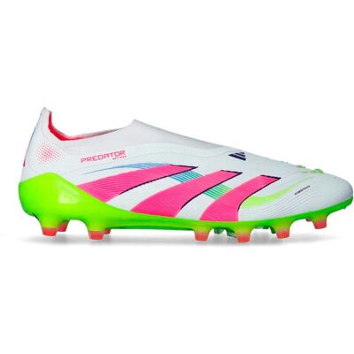 adidas Predator Elite Laceless Bottines de Football Blanches - Chaussures de Football - Publicité adidas Predator Elite Laceless Bottines de Football Blanches - Chaussures de Football - Publicité