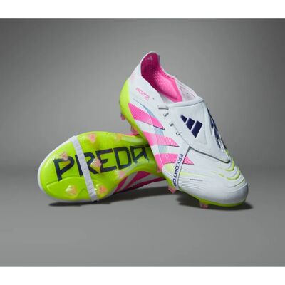 Chaussures de football adidas Predator Elite à languette rabattable - Blanc - Publicité Chaussures de football adidas Predator Elite à languette rabattable - Blanc - Publicité