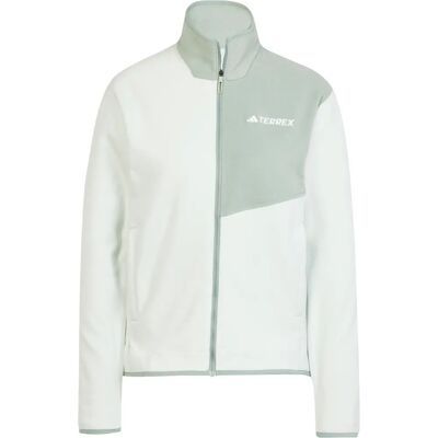 adidas Terrex Multi Full-Zip Fleece Jacke - Damen - Grün adidas Terrex Multi Full-Zip Fleece Jacke - Damen - Grün