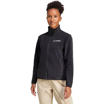 adidas W MT ESS FZ FL Noir - Veste - Publicité adidas W MT ESS FZ FL Noir - Veste - Publicité