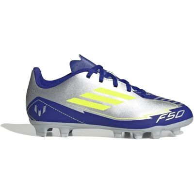 adidas F50 Club Messi Junior Srebrne Buty do Piłki Nożnej adidas F50 Club Messi Junior Srebrne Buty do Piłki Nożnej
