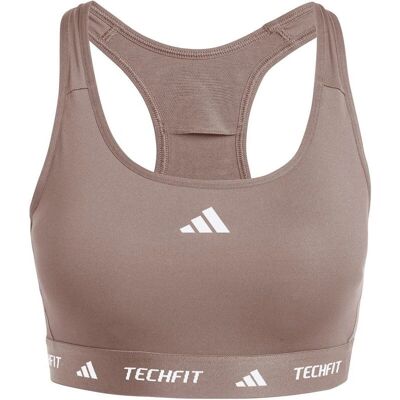 Adidas TECHFIT Sportbeha - Roze Wit - Sportbeha Adidas TECHFIT Sportbeha - Roze Wit - Sportbeha