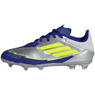 Scarpe da calcio adidas F50 League Messi per bambini - Argento Scarpe da calcio adidas F50 League Messi per bambini - Argento