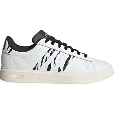 Adidas Grand Court 2.0 - 38.5 Cloud White / Core Black - Sintetico/Textile Sneaker Adidas Grand Court 2.0 - 38.5 Cloud White / Core Black - Sintetico/Textile Sneaker