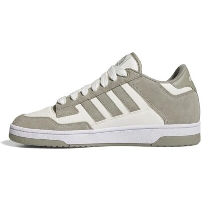 Adidas Rapid Court Low Biały Srebrny Pebble - Buty Adidas Rapid Court Low Biały Srebrny Pebble - Buty