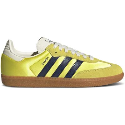Adidas Samba OG W - Pantofi sport din satin și nubuk Adidas Samba OG W - Pantofi sport din satin și nubuk