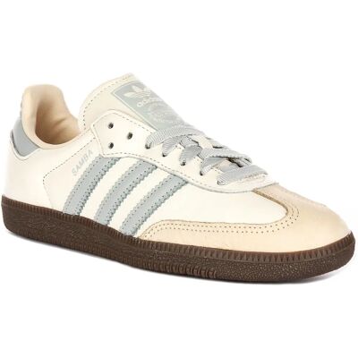 adidas Originals Samba OG W Vita/ Silver/ Sand Strata Sneakers - Sneakers adidas Originals Samba OG W Vita/ Silver/ Sand Strata Sneakers - Sneakers
