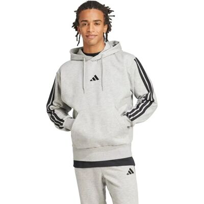adidas Szara i czarna bluza z kapturem - Bluza adidas Szara i czarna bluza z kapturem - Bluza
