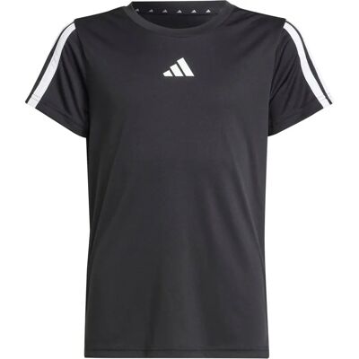 Adidas Kinder Slim Fit Sport-T-Shirt - Training & Casual - Schwarz-Weiß - 152 Adidas Kinder Slim Fit Sport-T-Shirt - Training & Casual - Schwarz-Weiß - 152