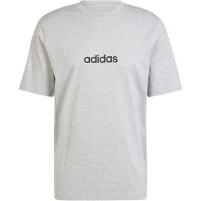 Koszulka męska Adidas w szarym kolorze, regular fit - Odzież sportowa Koszulka męska Adidas w szarym kolorze, regular fit - Odzież sportowa