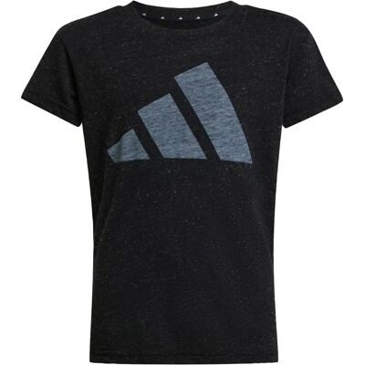 adidas Kinder Essentials Recyceltes Schwarzes T-Shirt adidas Kinder Essentials Recyceltes Schwarzes T-Shirt