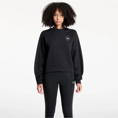 adidas by Stella McCartney Felpa Nera - Felpa adidas by Stella McCartney Felpa Nera - Felpa