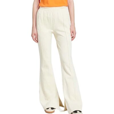 adidas Firebird Flared Weiß Damen Sporthose adidas Firebird Flared Weiß Damen Sporthose