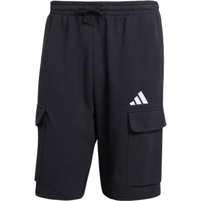 Adidas Heren Shorts Essentials Feel Cozy French Terry - Zwart/Navy - XL Adidas Heren Shorts Essentials Feel Cozy French Terry - Zwart/Navy - XL
