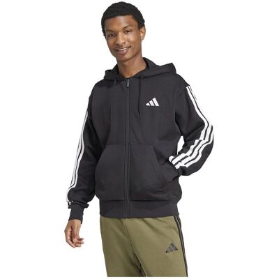 Felpa con cappuccio adidas Essentials Fleece 3S Full Zip - 3XL Felpa con cappuccio adidas Essentials Fleece 3S Full Zip - 3XL