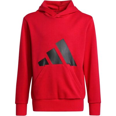 Felpa con cappuccio adidas Essentials per bambini - Rosso Felpa con cappuccio adidas Essentials per bambini - Rosso