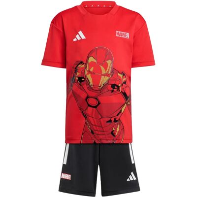adidas Iron Man Kids Set - Graphic T-shirt & Shorts - Kleding adidas Iron Man Kids Set - Graphic T-shirt & Shorts - Kleding