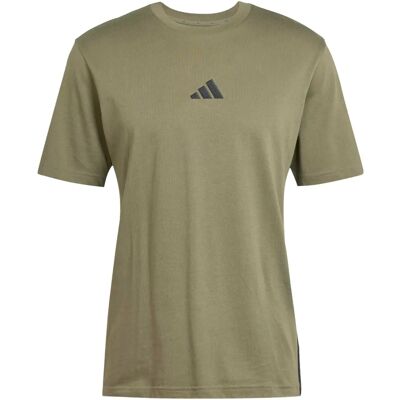 adidas 3S Kaki Katoenen T-Shirt - Casual en Sportief adidas 3S Kaki Katoenen T-Shirt - Casual en Sportief