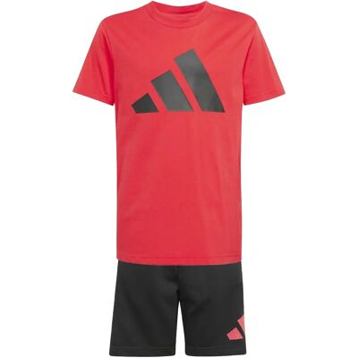 ADIDAS - J BL T-SET - Pure Ruby - 140 - Set di abbigliamento ADIDAS - J BL T-SET - Pure Ruby - 140 - Set di abbigliamento