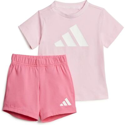 Completo adidas rosa per neonato - T-shirt e pantaloncini - 36M Completo adidas rosa per neonato - T-shirt e pantaloncini - 36M