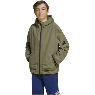 Adidas Kinder Groene Utility Jas - Jas Adidas Kinder Groene Utility Jas - Jas