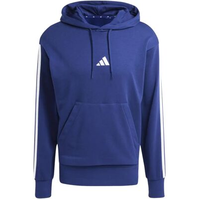 Adidas M 3S FT HD Wiederverwendeter blauer Pullover - Sweatshirt Adidas M 3S FT HD Wiederverwendeter blauer Pullover - Sweatshirt