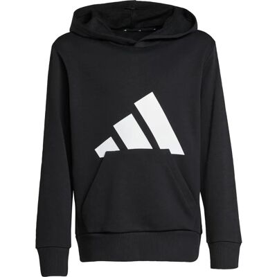 Dziecięca bluza z kapturem adidas - French Terry - Czarny i Biały Dziecięca bluza z kapturem adidas - French Terry - Czarny i Biały