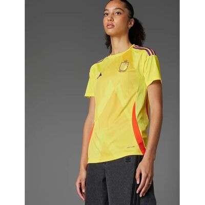 adidas Belgien 25 Damlandslag Gul Fotbollströja - Support & Fuktighetsreglering adidas Belgien 25 Damlandslag Gul Fotbollströja - Support & Fuktighetsreglering