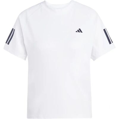 adidas Club 3-Stripes Tennis Climacool T-Shirt - Womens - White adidas Club 3-Stripes Tennis Climacool T-Shirt - Womens - White