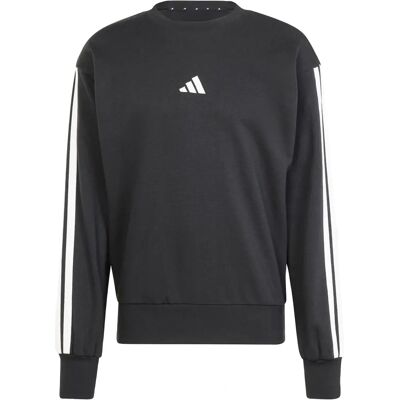 adidas M 3S FT SWT - French Terry Pullover - Schwarz adidas M 3S FT SWT - French Terry Pullover - Schwarz