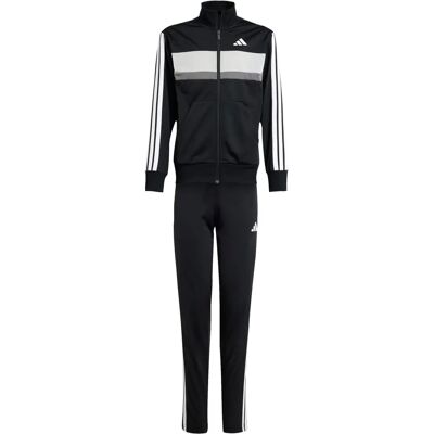 adidas Kinder Tiberio 3-Stripes Trikot Trainingsanzug - Schwarz adidas Kinder Tiberio 3-Stripes Trikot Trainingsanzug - Schwarz