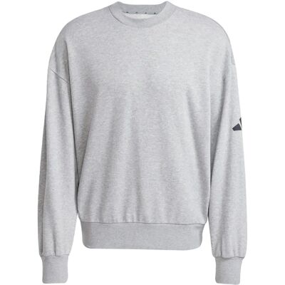 adidas Essentials Loose Fit 3 Band Logo Sweatshirt - Herr - Grå adidas Essentials Loose Fit 3 Band Logo Sweatshirt - Herr - Grå