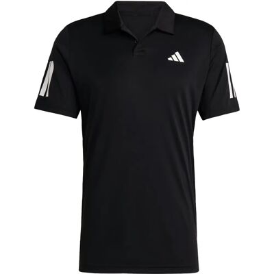 adidas Club Tennis 3-Stripes Polo - Herren - Schwarz - Tennisshirt adidas Club Tennis 3-Stripes Polo - Herren - Schwarz - Tennisshirt