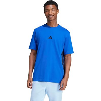 adidas KTF02-JE6398 Royal Blue & Black T-shirt med 3 Stripes - Sportkläder adidas KTF02-JE6398 Royal Blue & Black T-shirt med 3 Stripes - Sportkläder