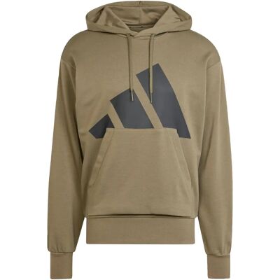 adidas Big Logo French Terry Hoodie - Men's - Green adidas Big Logo French Terry Hoodie - Men's - Green