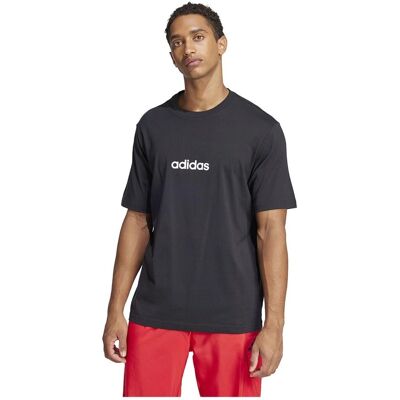 adidas JE8993 Czarna Swobodna Koszulka adidas JE8993 Czarna Swobodna Koszulka