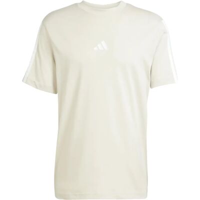 Adidas Herren Grau 3-Streifen Sport-T-Shirt Adidas Herren Grau 3-Streifen Sport-T-Shirt