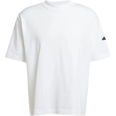 adidas Essentials Loose Fit 3 Band Logo T-Shirt - Hvid - T-Shirt adidas Essentials Loose Fit 3 Band Logo T-Shirt - Hvid - T-Shirt