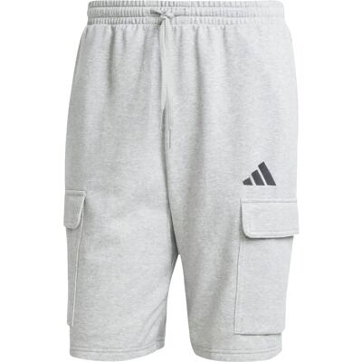 ADIDAS Herren Shorts - French Terry, Grau/Schwarz, Größe S - Shorts ADIDAS Herren Shorts - French Terry, Grau/Schwarz, Größe S - Shorts