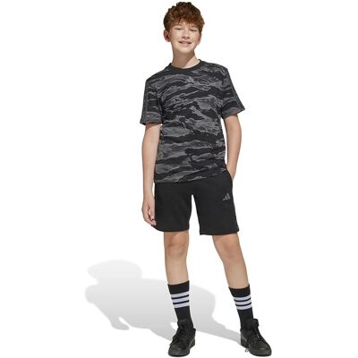 adidas Kids Βασικά Σεζόν Camo Σορτς - Μαύρο adidas Kids Βασικά Σεζόν Camo Σορτς - Μαύρο