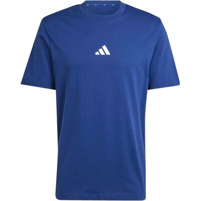 T-shirt adidas Essentials Small Logo z krótkim rękawem - Mężczyzna - Niebieski T-shirt adidas Essentials Small Logo z krótkim rękawem - Mężczyzna - Niebieski