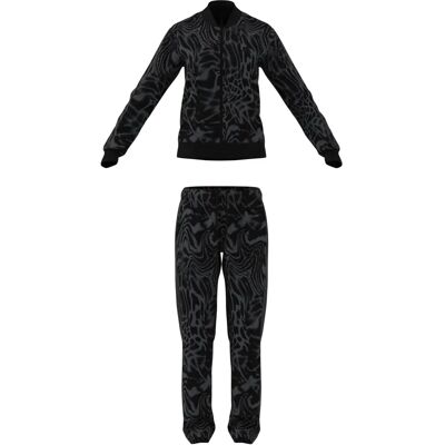 adidas Treenisetti W 3S TR TS - Black - sportswear set adidas Treenisetti W 3S TR TS - Black - sportswear set