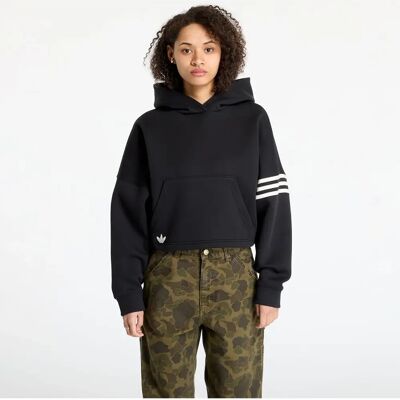 Sudadera adidas Originals Neuclassics Hoodie Negro / Blanco Crema - Sudadera Sudadera adidas Originals Neuclassics Hoodie Negro / Blanco Crema - Sudadera