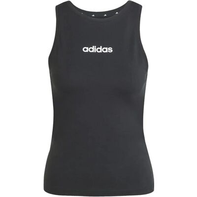 adidas Linear Slim Cotton Tank Top - Black - Tank Top adidas Linear Slim Cotton Tank Top - Black - Tank Top