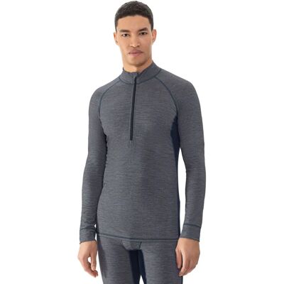 mey PRFRMNC+ M - Langarm-Sport-T-Shirt - Indigo Melange mey PRFRMNC+ M - Langarm-Sport-T-Shirt - Indigo Melange