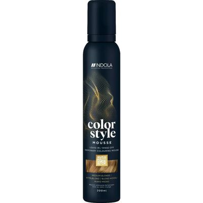 Indola Medium Blonde Farb-Styling Schaum - Haarfarbe Indola Medium Blonde Farb-Styling Schaum - Haarfarbe