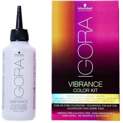 Schwarzkopf Professional Igora Vibrance Kit - Hiusten värikitti 60ml aktivaattorilla Schwarzkopf Professional Igora Vibrance Kit - Hiusten värikitti 60ml aktivaattorilla