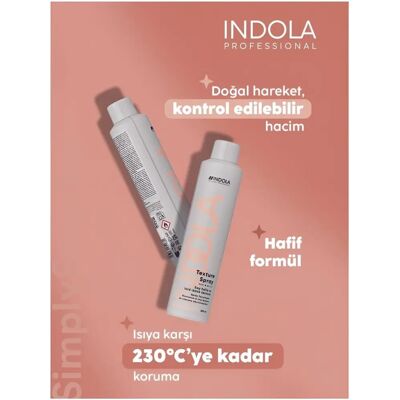 Indola Texture Spray - Warmtebescherming, 300ml Indola Texture Spray - Warmtebescherming, 300ml