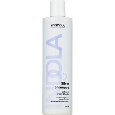 Indola Silver Shampoo - Neutralisiert Gelbtöne - 300ml - Shampoo Indola Silver Shampoo - Neutralisiert Gelbtöne - 300ml - Shampoo