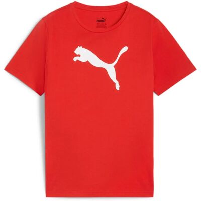 Puma Jugend Sportshirt - Normale Passform - Baumwolljersey - Puma Logo Puma Jugend Sportshirt - Normale Passform - Baumwolljersey - Puma Logo
